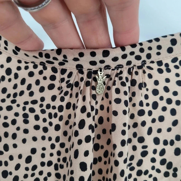 Anthropologie Beachgold animal print Romper Chelsea covet up size small - Picture 10 of 10